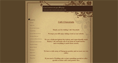 Desktop Screenshot of cafechocolade.net